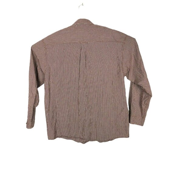 Columbia Shirt Mens XL Button Down Top Long Sleeve Red Beige Tan Plaid Extra But - Picture 9 of 9